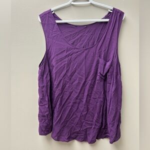 George Purple Tank Top Blouse